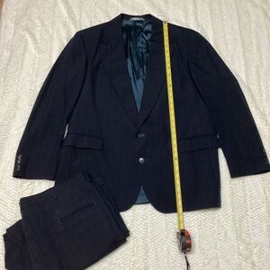Men’s Pure Wool Haggar Clothing USA Made Blazer Suit Blazer42 Pants 42X30